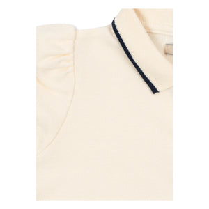 Konges Sløjd - Florita Cerises Bio-Baumwolle Polo T-Shirt | Ecru