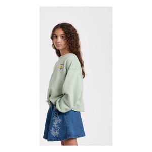 Hundred Pieces - Belmont органik pamuklu sweatshirt | Adaçayı