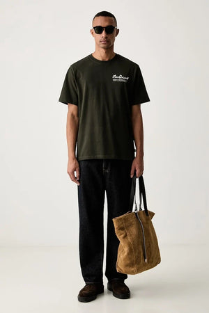 Les Deux Herren Baumwoll T-Shirt