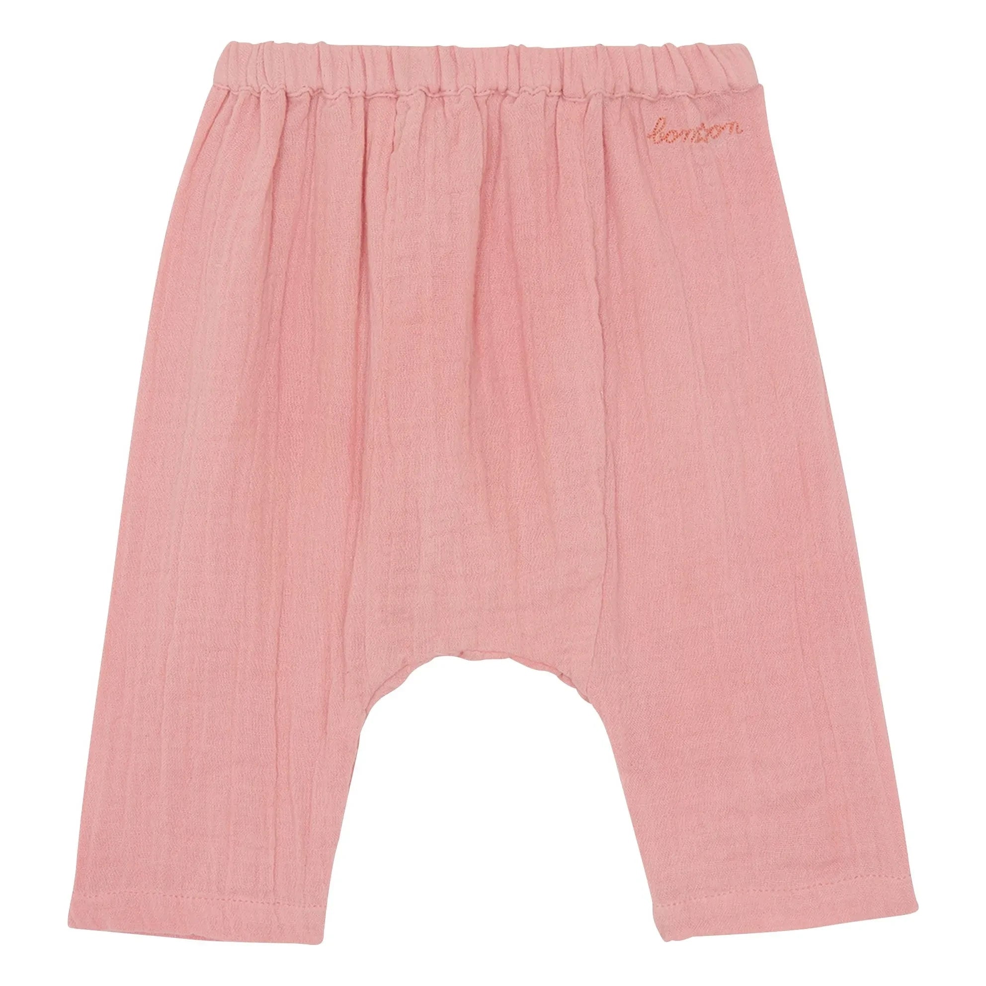 Bonton - Laos Baumwoll Voile Hose | Rosa