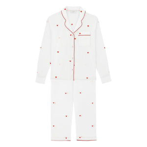 Scarlette Ateliers - Valentinstag Pyjama | Weiß
