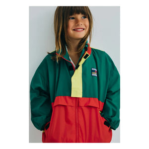 the new society - Pansy Colorblock Jacke | Grün