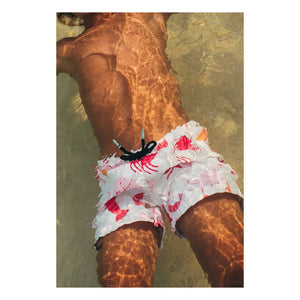 Pepita & Me - Crustacean Badeshorts | Ecru