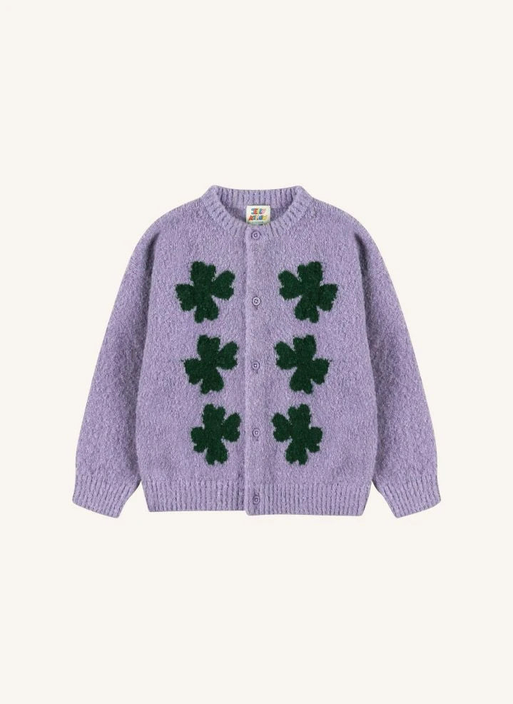 Jelly Mallow - Lucky Clover Strickjacke | Lila