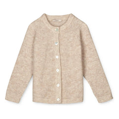 Fliink - Strickjacke aus Wolle und Alpaka | Beige