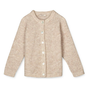 Fliink - Strickjacke aus Wolle und Alpaka | Beige