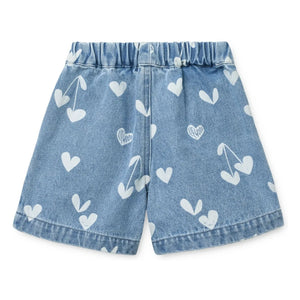 Liewood - Borrisa Jeans-Shorts Herzen | Blau