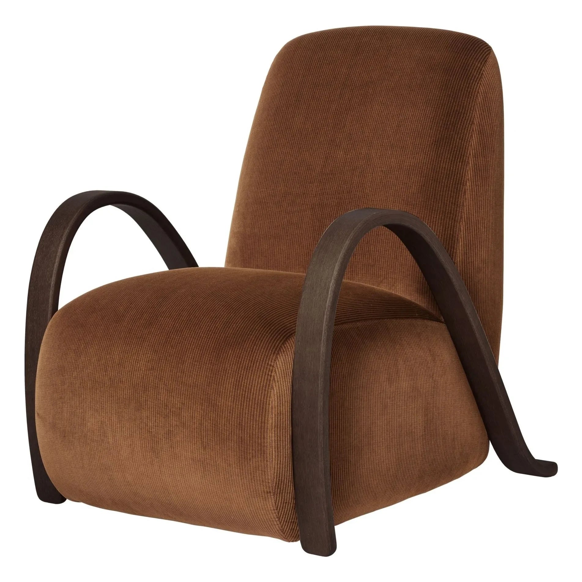 Ferm Living - Buur Samt Sessel | Braun