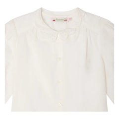 Bonpoint - Lizea Bio-Baumwollbluse | Creme