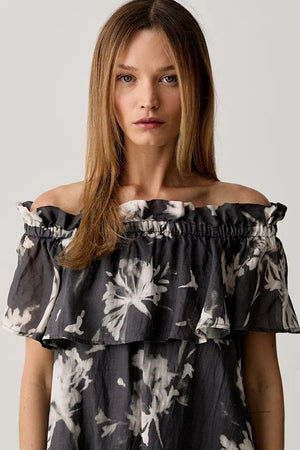 Marc O'Polo schulterfreies Kleid
