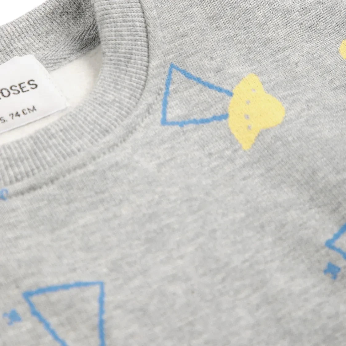 Bobo Choses – Sweatshirt mit Rundhalsausschnitt aus Bio-Baumwolle | Heather Grey