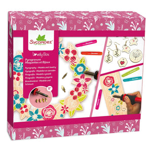 Sycomore – Lovely Box – Brandmalerei-Muster und Schmuck