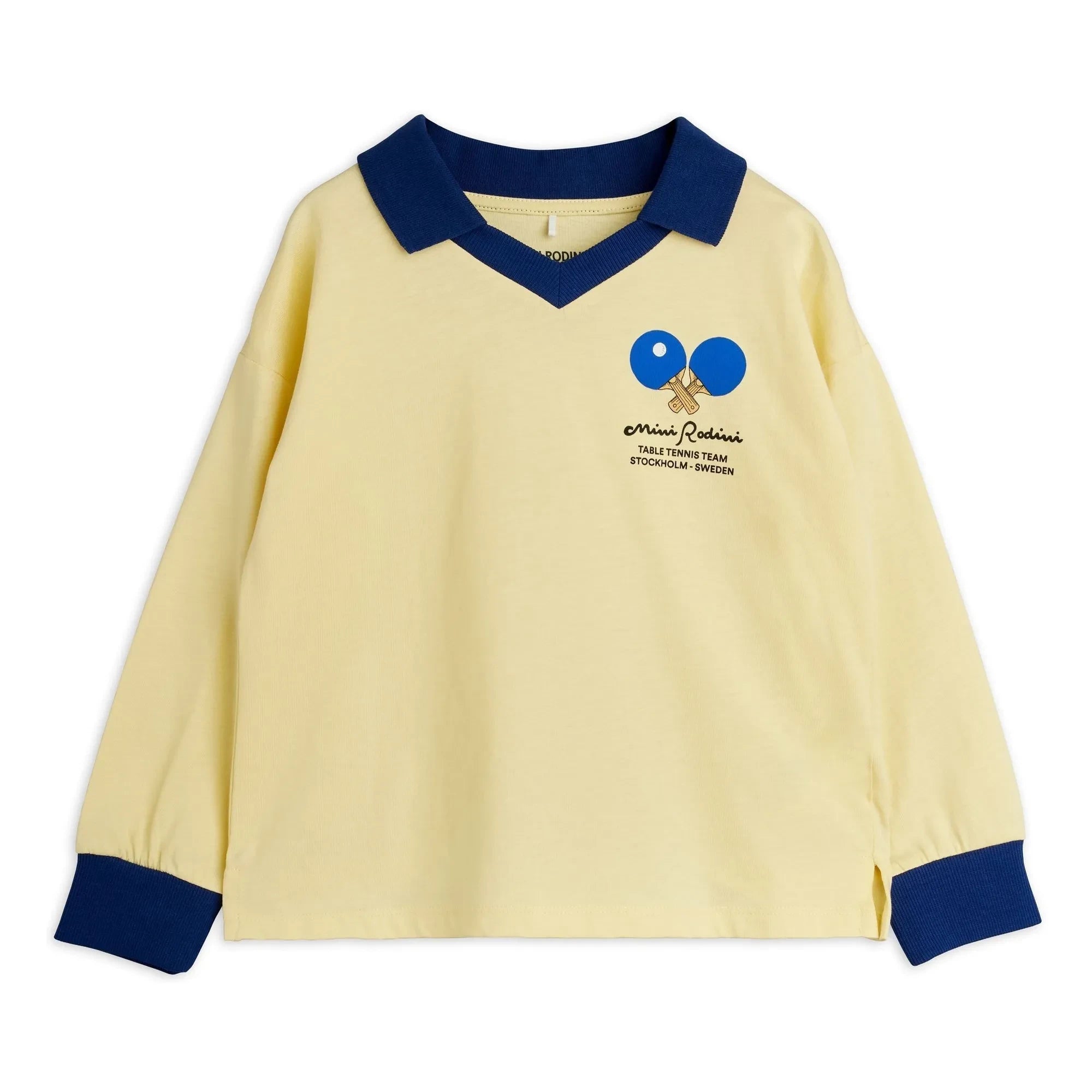 Mini Rodini - Polo Ping Pong Bio-Baumwolle | Gelb