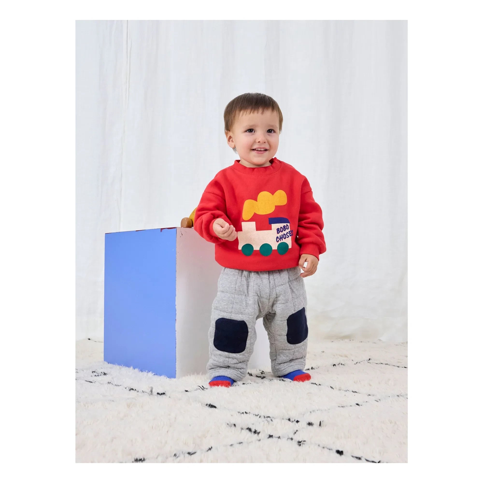 Bobo Choses - Sweat Train Bio-Baumwolle | Rot