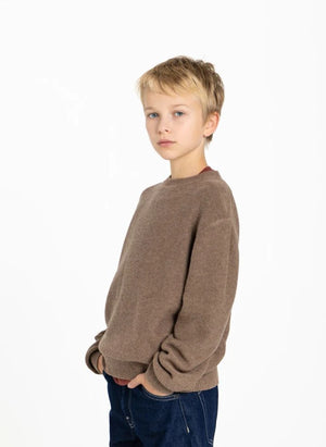 Smallable Kid - Matteo Wolle Pullover | Dunkelbraun