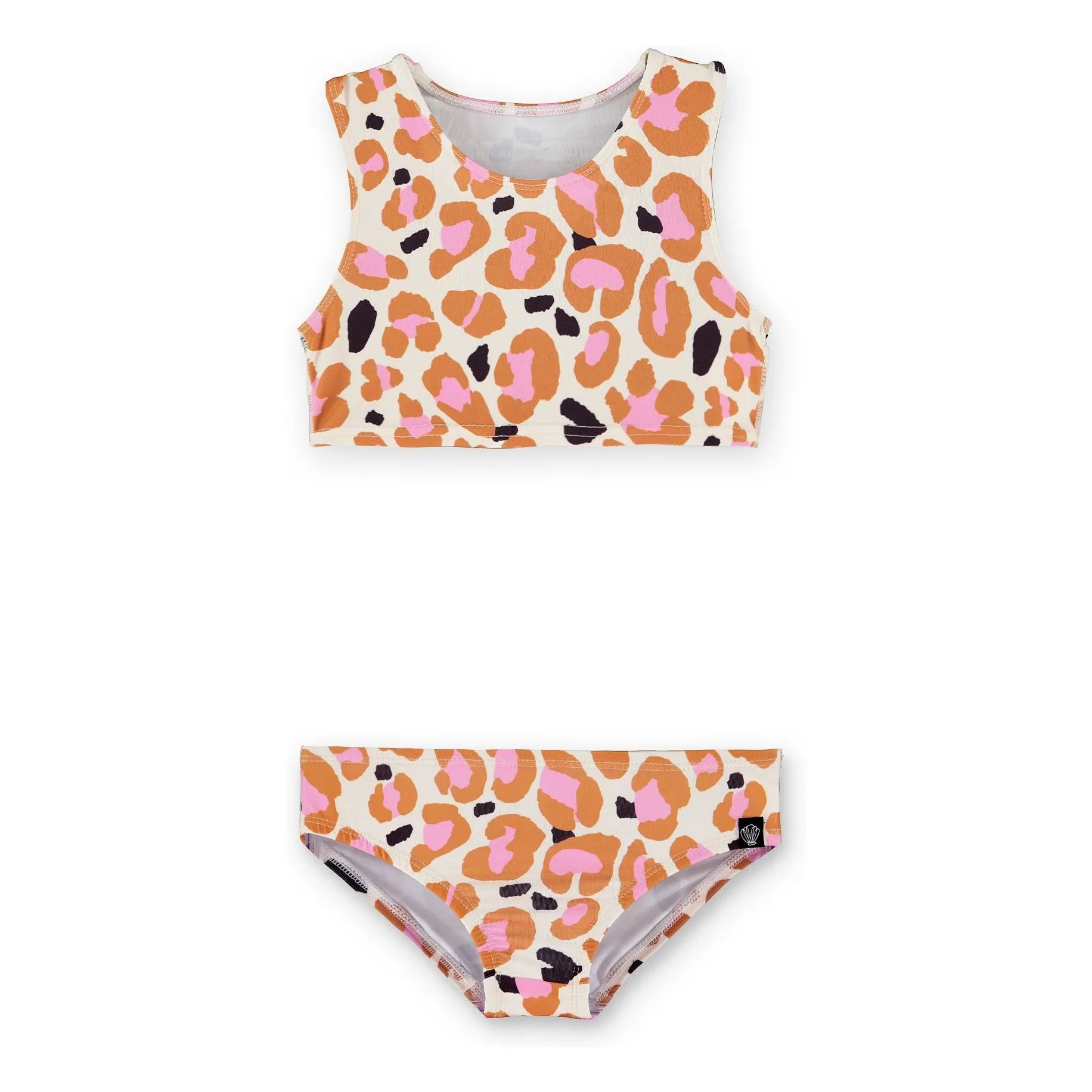 Beach & Bandits - 2-teiliger UV-Schutz-Badeanzug Candy Leopard Recycelte Fasern