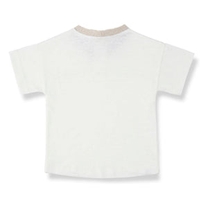 1+ in the family - Ordis Leinen T-Shirt | Weiß