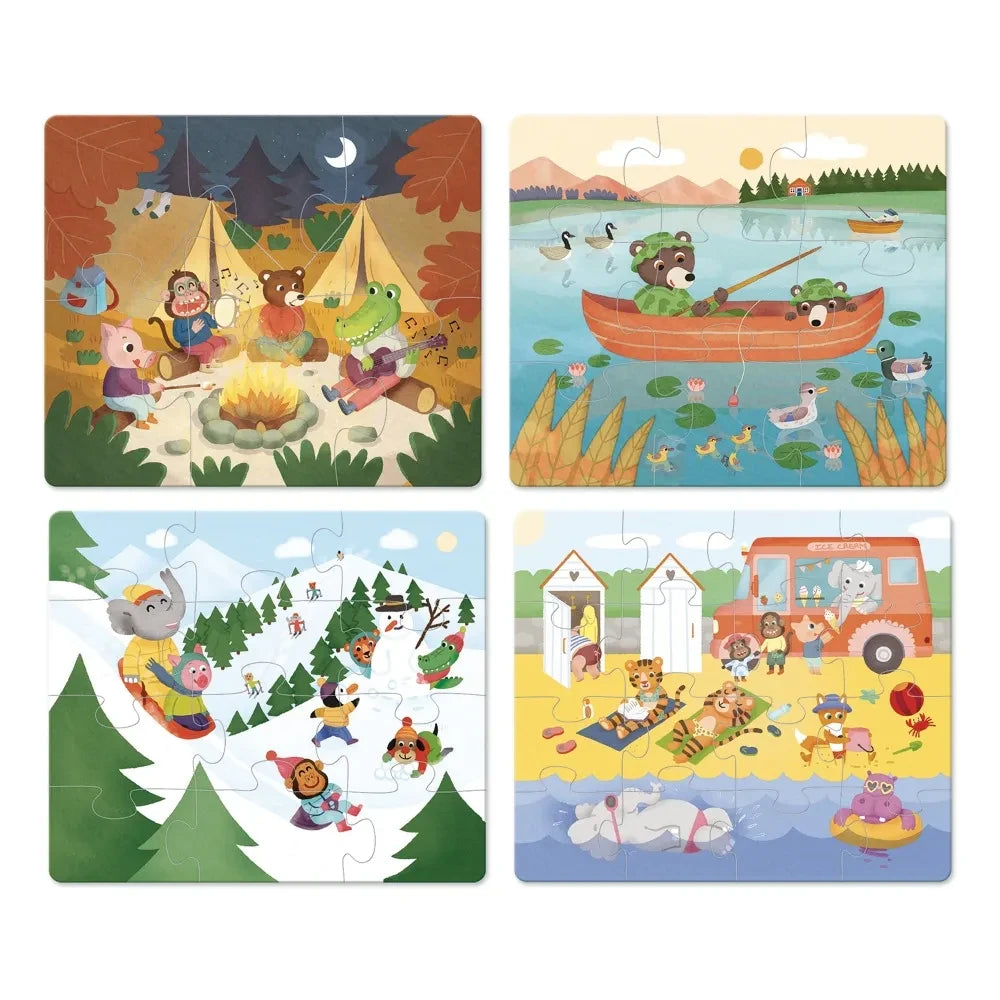 Vilac - The Holidays Puzzle - 4er Set