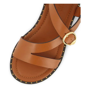 Socque Paris - Hydra Ledersandale | Camel