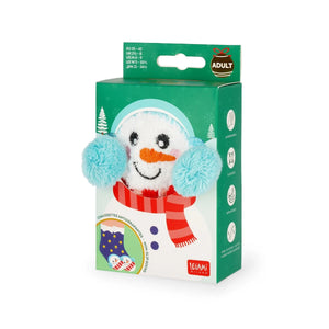 Legami - Erwachsene Weihnachts Slipper Socken Schneemänner - Eine perfekte Passform!