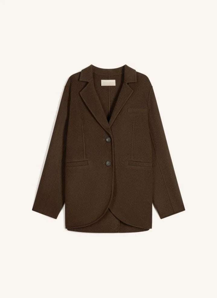 Vanessa Bruno - Marc Wendbarer Wollblazer | Chocolate