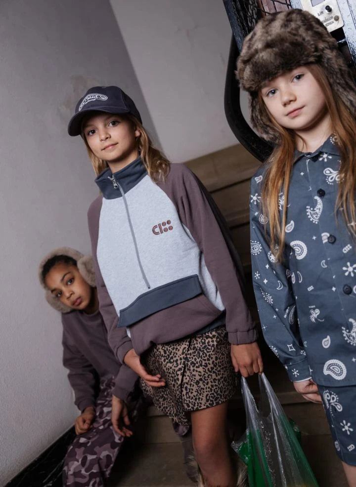 Cos I Said So - Reißverschluss-Sweatshirt mit Bio-Baumwoll-Logo | Braun