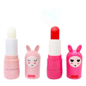 Inuwet - Bloom Lippenbalsam-Set mit zwei Stück - Erdbeere und Kirsche