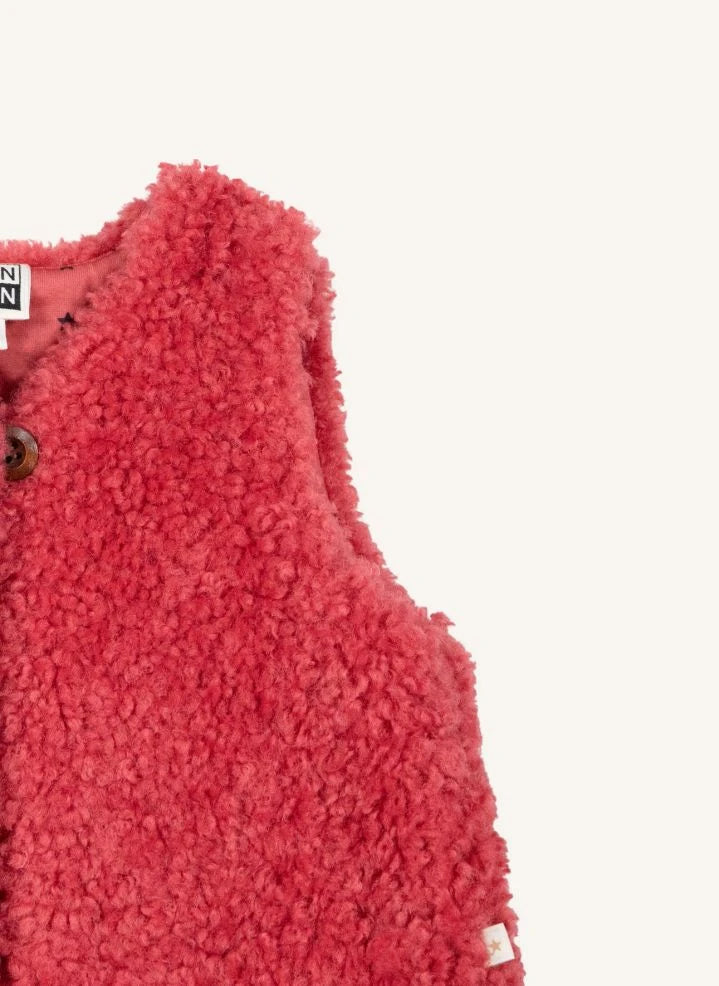 Bonton - Teddy Beti Jacke | Framboise