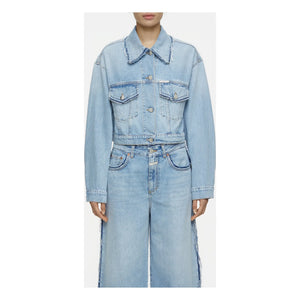 Closed - Kutu Kesim Jean Ceket | Açık Mavi