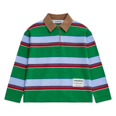 Tangerine - Çizgili Polo Tişört | Yeşil