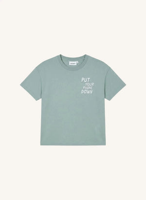 Cos I Said So - "Leg dein Handy weg" T-Shirt | grau-blau