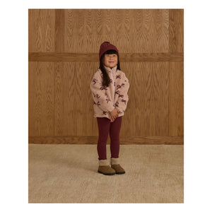 Rylee + Cru - Pointelle Leggings | Burgunderrot