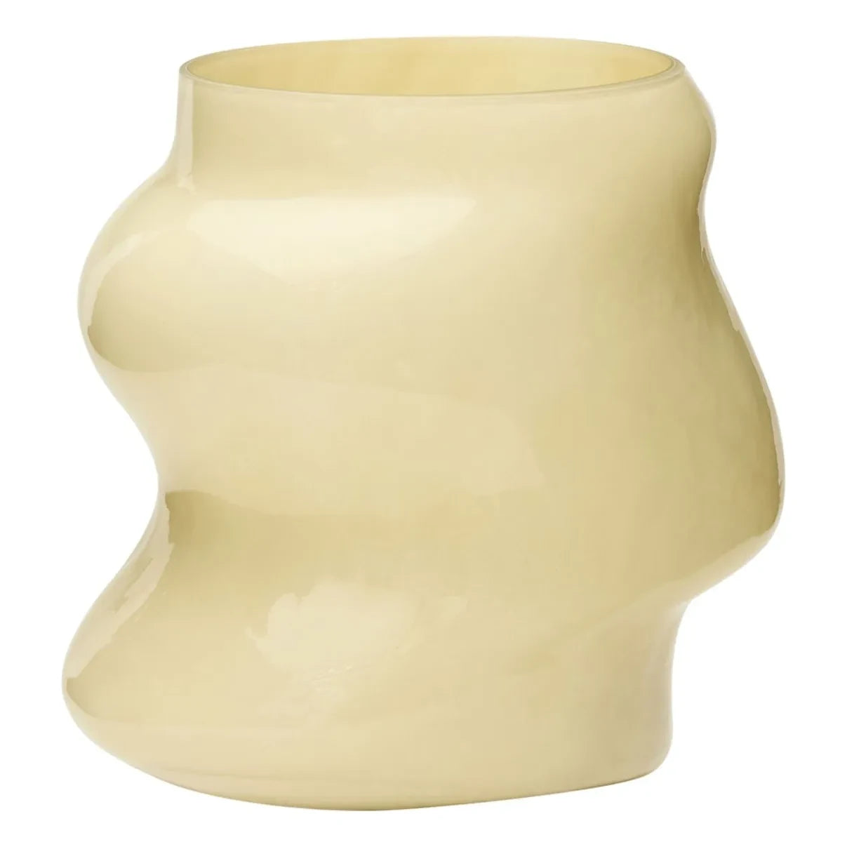 Hübsch - Lote Vase | Blassgelb