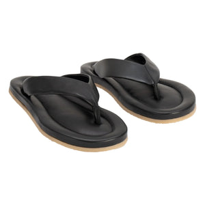 BY FAR - Dasha 2.0 Ledersandalen | Schwarz