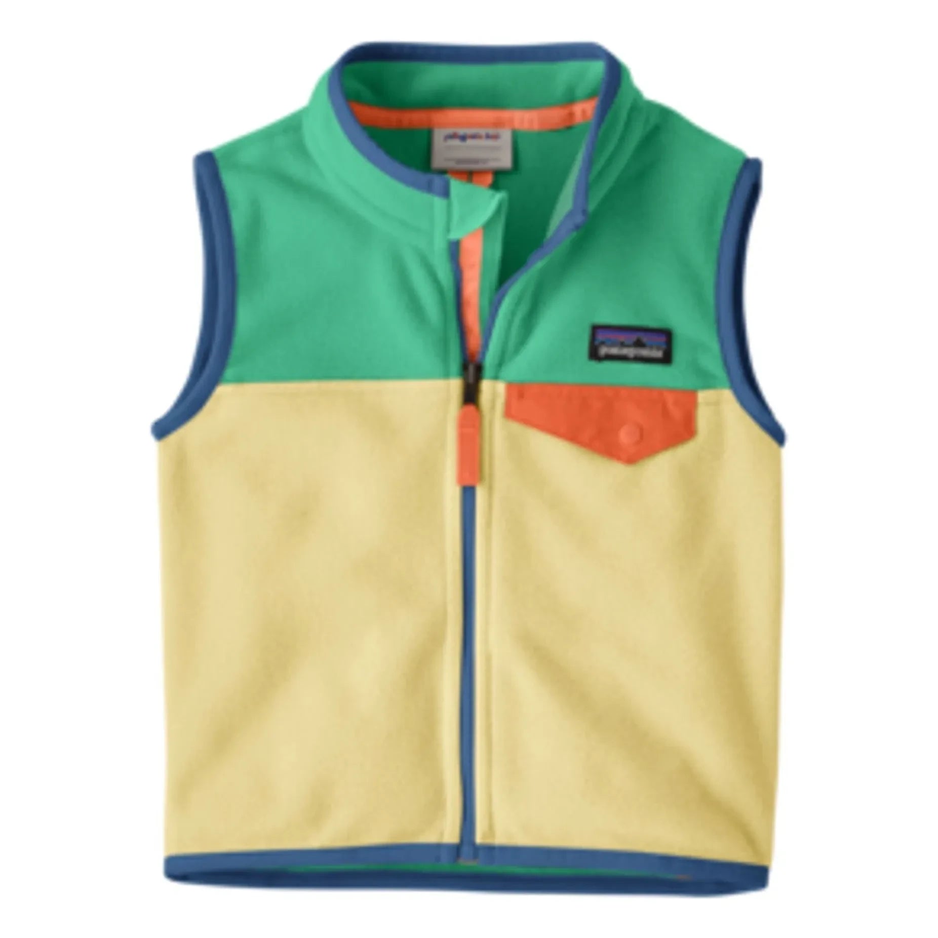 Patagonia - Micro D Snap-T Recycelte Faser Ärmellose Fleece Babyjacke | Türkis