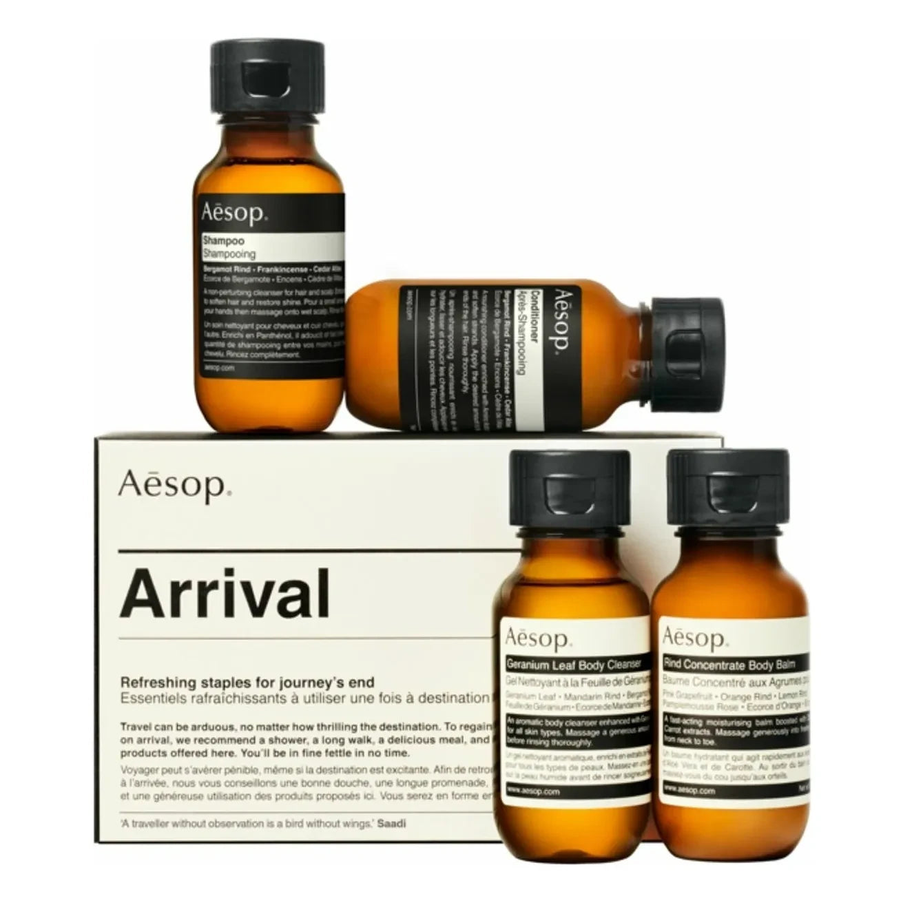 Aesop - Reisekit Ankunft