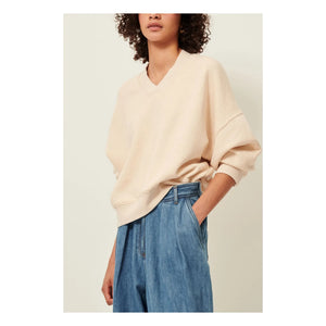 Sessùn - Vechill Pamuk Sweatshirt | Krem
