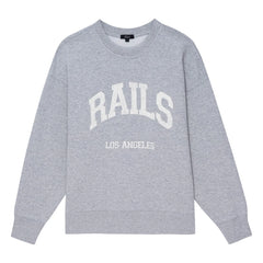 Rails - Sweatshirt The Varsity | Heather Grau