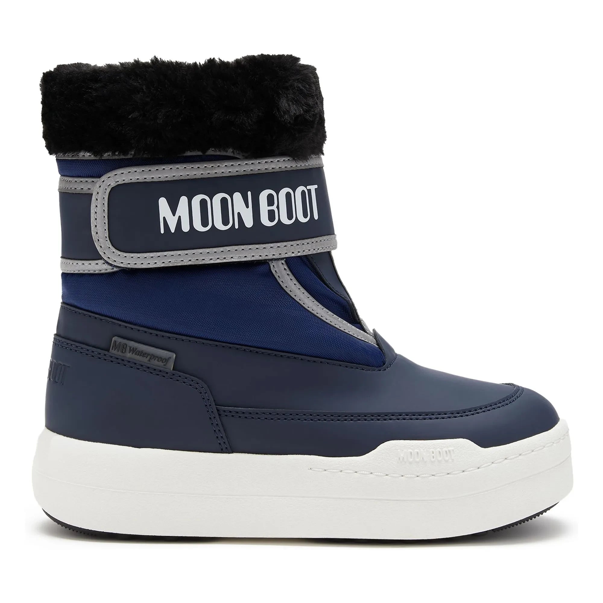 Moon Boot - Jr Park Scratch Stiefel | Blau