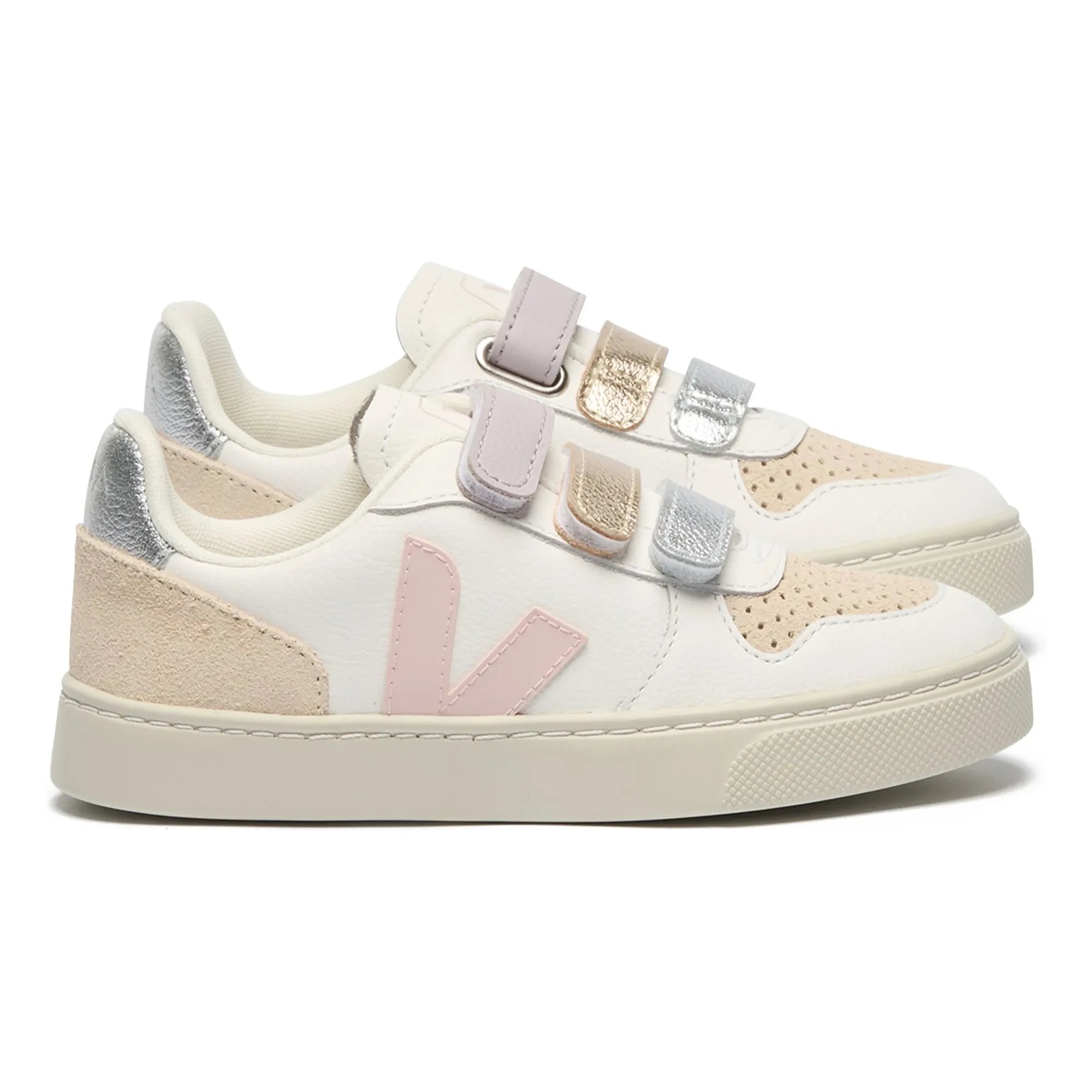 Veja - Scratch Sneakers Kleiner V-10 Leder | Elfenbein
