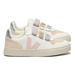 Veja - Scratch Sneakers Kleiner V-10 Leder | Elfenbein