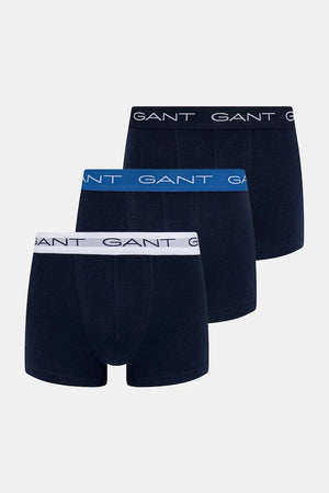 Gant pamuk ve elastanlı dar kesim erkek boxer 3'lü