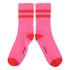 Piupiuchick - Gestreifte Socken | Rosa