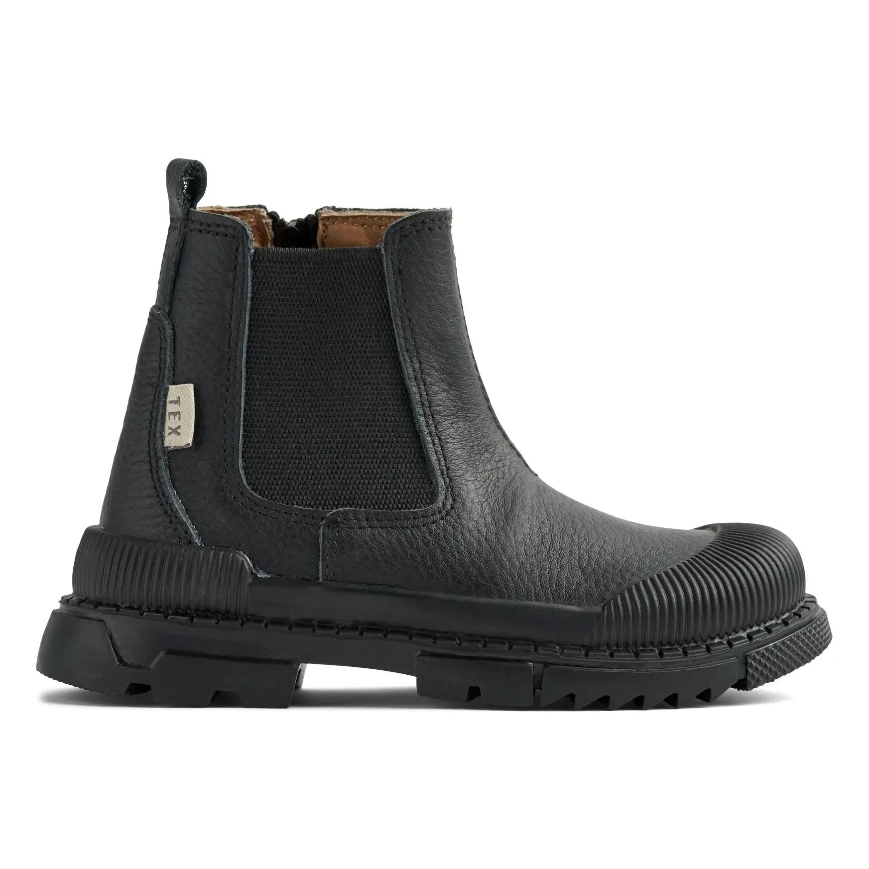 Wheat - Saida Tex Lederstiefel | Schwarz