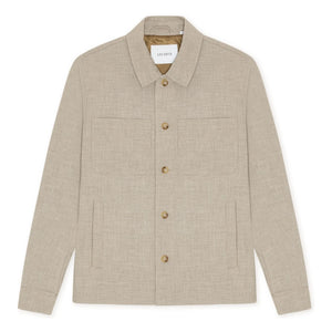 Les Deux - Veste Check Hybrid | Braun