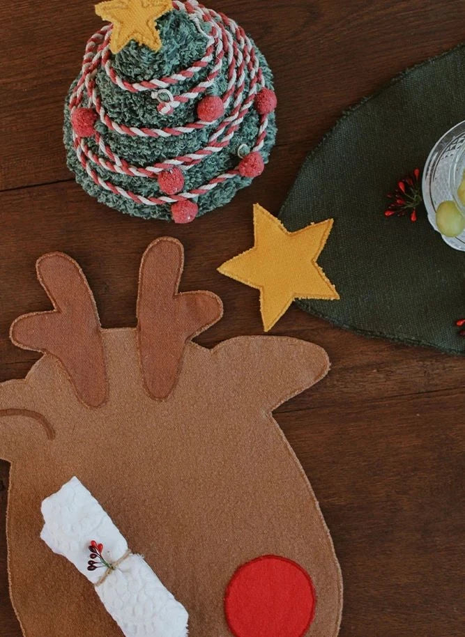 Lorena Canals - Weihnachts-Tablett - 4-teiliges Set