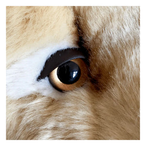 La Pelucherie - Plüschtier Melchior Aslan 40 cm | Beige