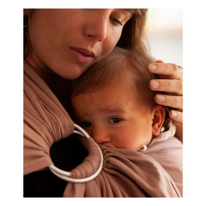 Mama Hangs - Bio-Baumwoll-Babytragetuch | Terrakotta