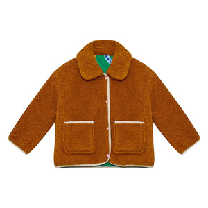 Petit Stella - Wende-Sherpa-Jacke Dragonflies | Grün