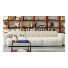 Hay - Mag Soft Armlehne niedrig Dreiersofa Kombination 1 | Creme
